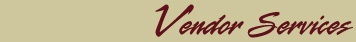 Vendor Services page