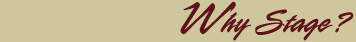Why Stage title