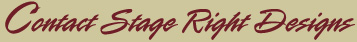 Contact Stage Right Designs page